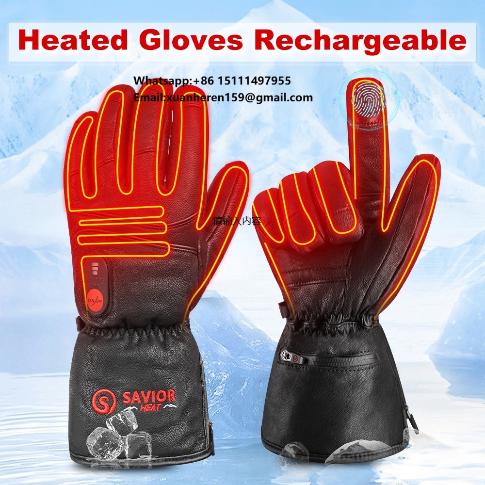 قفازات جلدية مدفأة للرجال والن - مراجعة Heated Gloves Electric وسعره