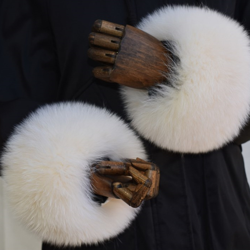 الثعلب الفراء الأصفاد للنساء ك - مراجعة Winter Clothing Pk وسعره