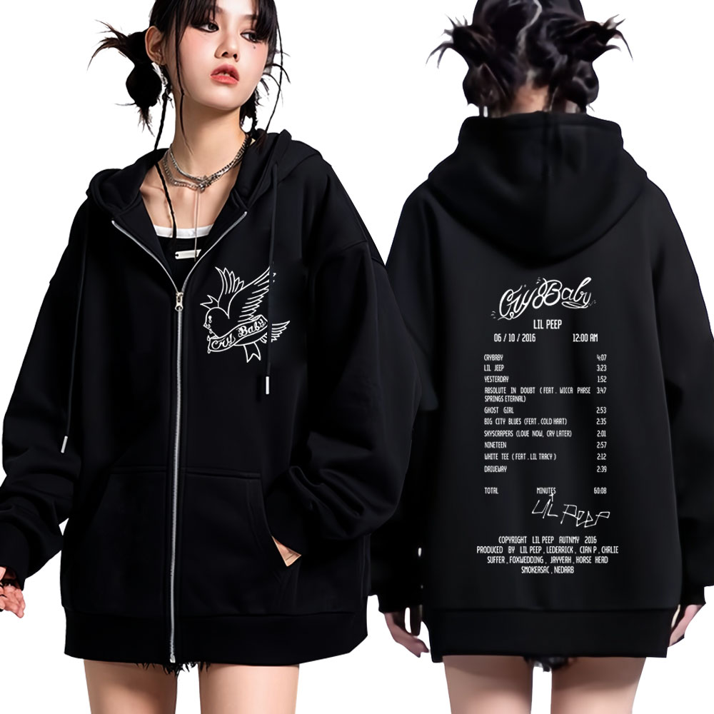 هودي بسحاب بتصميم ألبوم Cry Ba - مراجعة Winter Clothing Pk وسعره