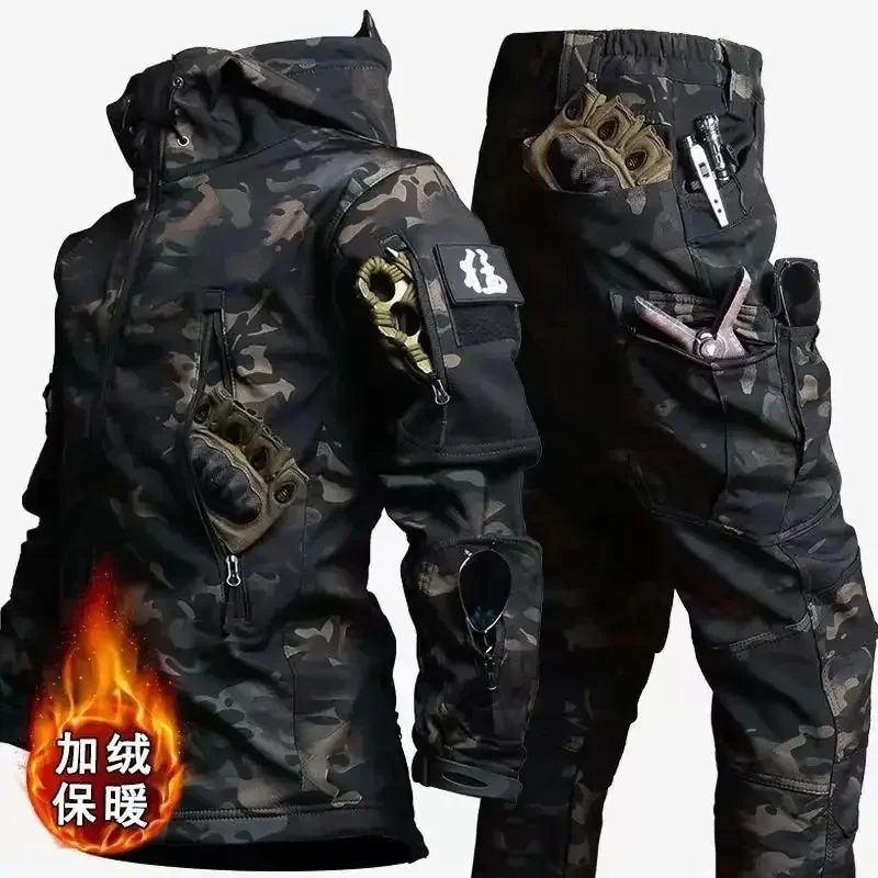 طقم بدلة رياضية مخملية من قطعت - مراجعة Winter Clothing Hiking وسعره