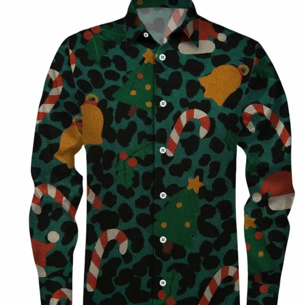 قميص رجالي مطبوع عليه عيد المي - مراجعة Winter Clothing Gift Ideas وسعره