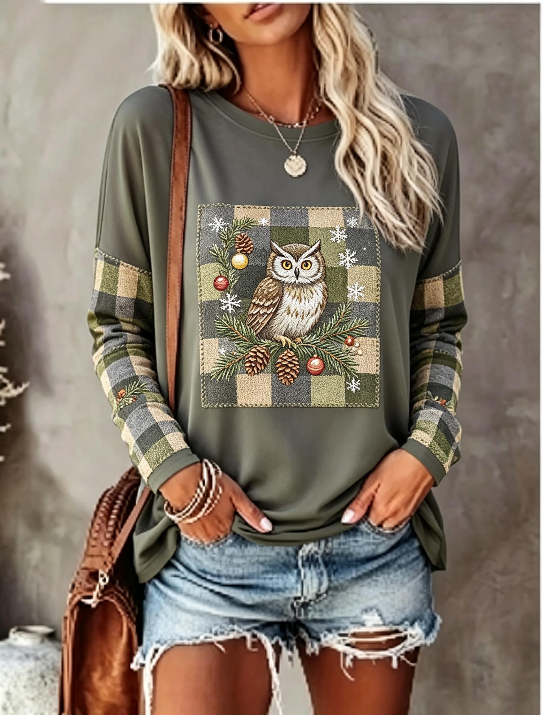 تيشيرت نسائي بأكمام طويلة، بتص - مراجعة Winter Clothing For Women وسعره