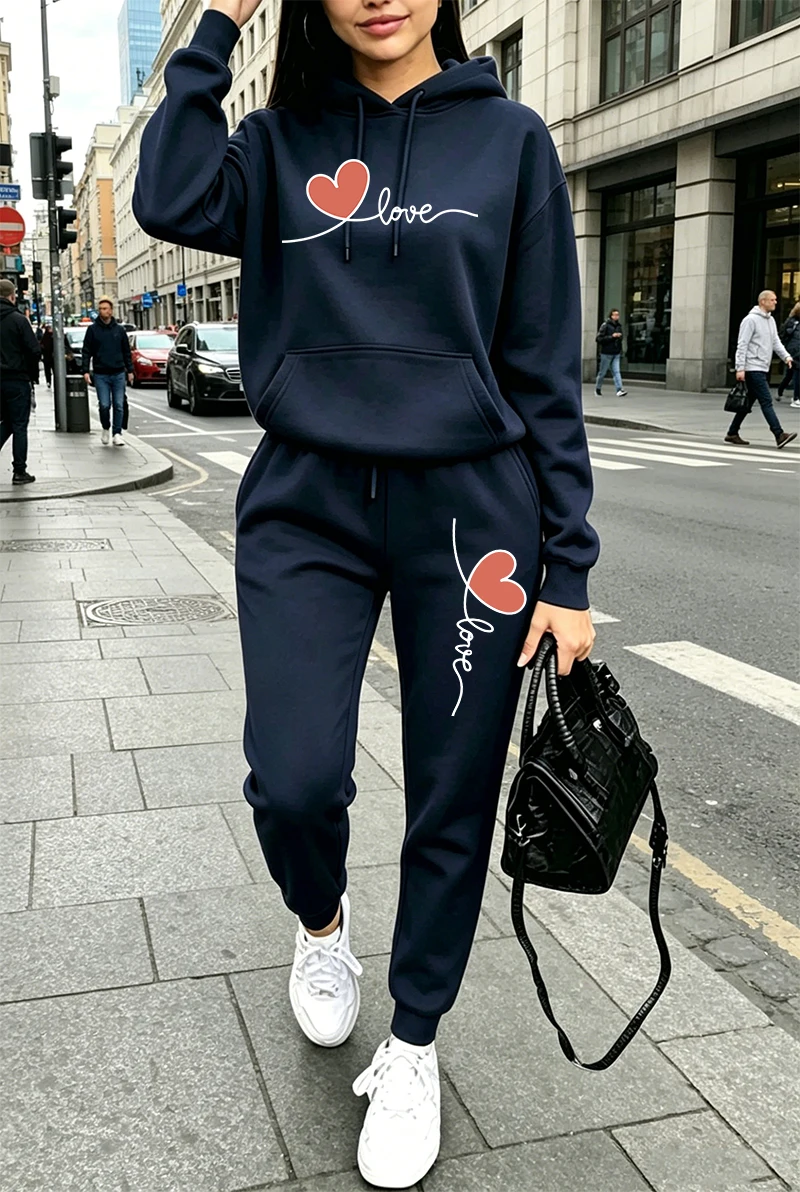بدلة رياضية نسائية مطبوعة بأكم - مراجعة Winter Clothing For Women وسعره
