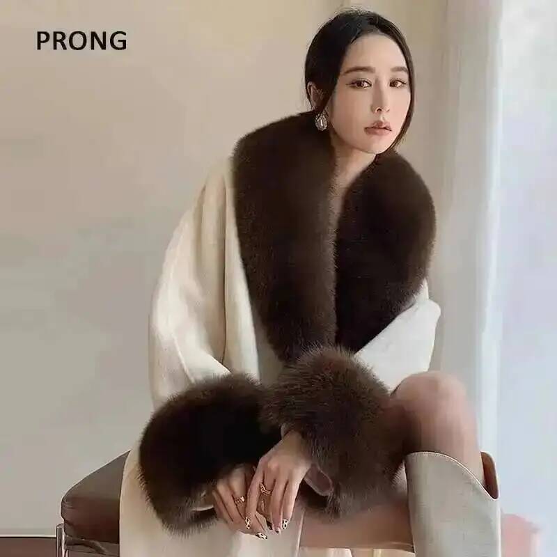الثعلب الفراء طوق معطف الشتاء  - مراجعة Winter Clothing Pk وسعره