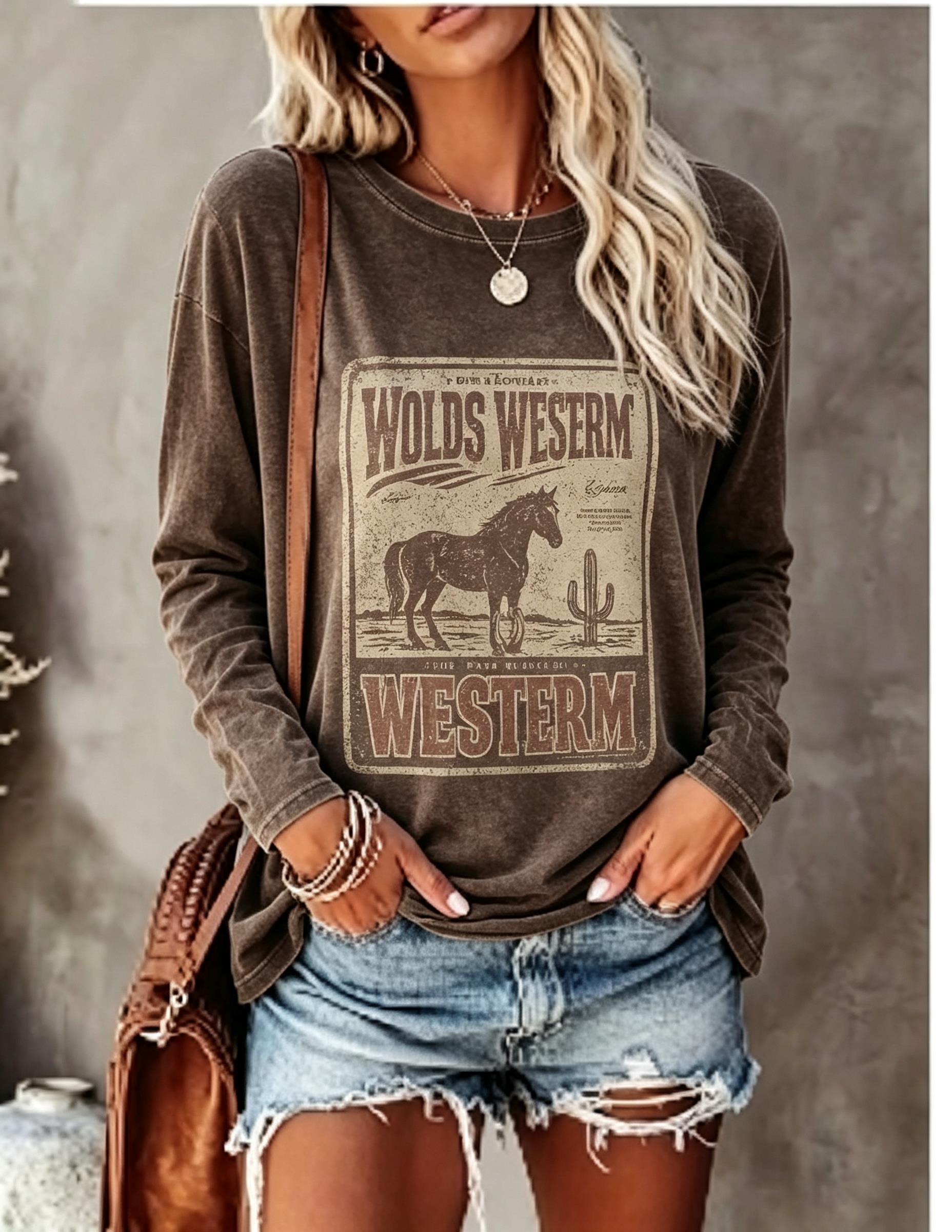 تي شيرت نسائي بأكمام طويلة، بت - مراجعة Winter Clothing For Women وسعره
