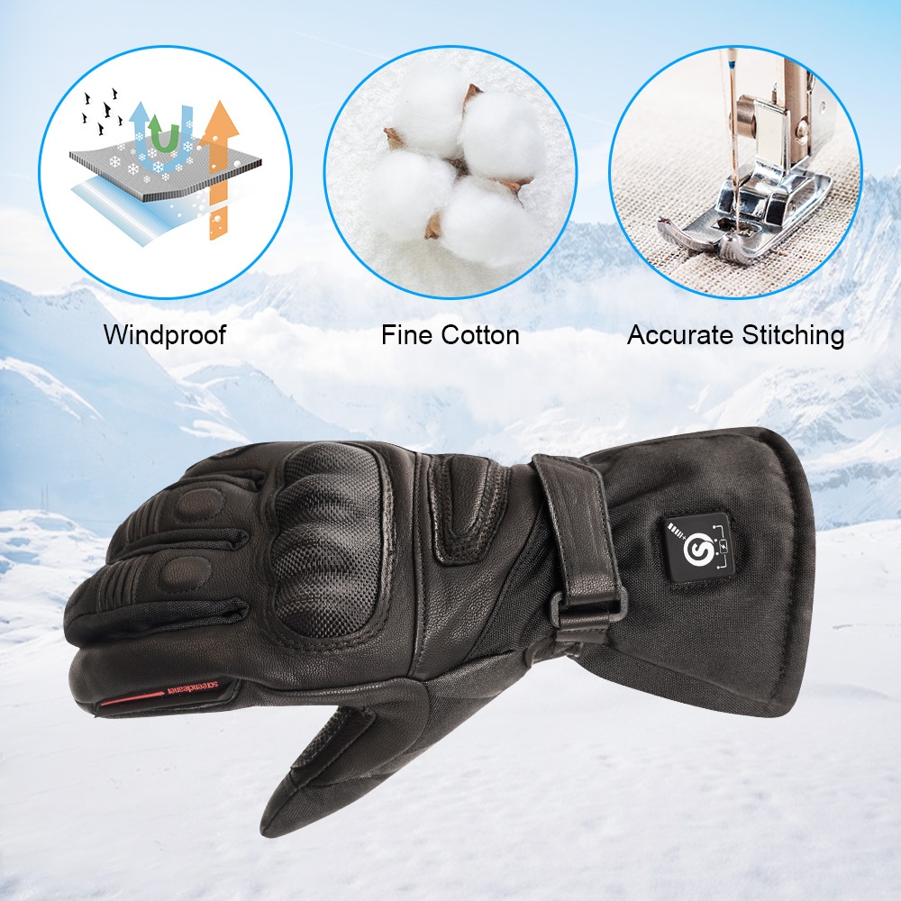 قفازات سباق كهربائية مدفأة عال - مراجعة Heated Gloves Electric وسعره